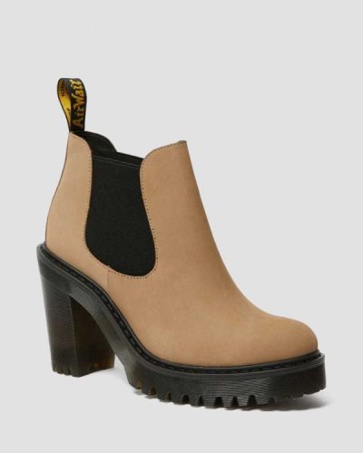 Botas Chelsea Dr Martens Hurston Suede Heeled Para Mujer DR5491C